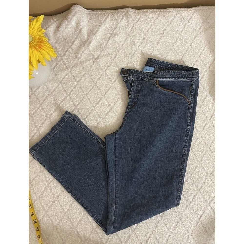 So Blue Sigrid Olsen Jeans. 8 Petite.